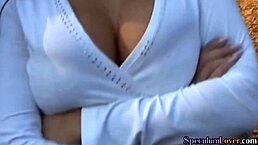 Brunette speculum babe gets fisted hard before revealing her gaping insides in close-up titty fuck action.