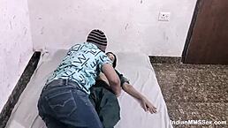 18 year old indian amateur stepsister hot sex with rough deepthroat blowjob and creampie in homemade action