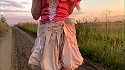 Elza Kom's Sexy Dance Shows Off Big Tits and Curvy Ass in Lingerie!