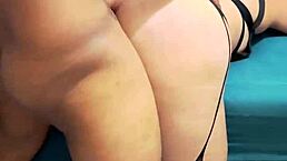 Oh wow, my Latina girlfriend gets so wild in sexy lingerie during our rough doggystyle session! 🔥💦