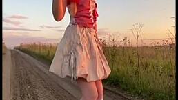 Elza Kom's Sexy Dance Shows Off Big Tits and Curvy Ass in Lingerie!