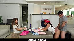 teen big ass stepdaughter in freeuse arrangement gets fucked by husband with milf wife anywhere anytime doggystyle riding cowgirl 😏