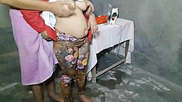 Indian hot maid screams in pain during first-time tight ass anal sex with big cock. Close-up homemade footage shows brutal doggystyle fucking in Hindi.