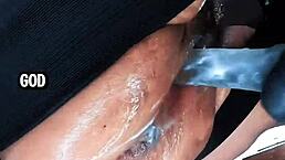 My cunt pig destroyed my new cam when he punished my big hairy wolf pussy with fisting and squirting.