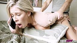 FREE USE MILF Nikki Brooks FUCKED While on the PHONE in Double Penetration Outdoor Cheating Fantasy