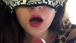 Oh wow, this skinny Russian teen gives a dildo blowjob with dirty talk, facesitting fantasies, and tight pussy close-ups! 😏🍑