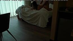 caught latina wife cheating with gym trainer in homemade riding