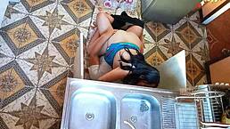 Unfaithful wife fucking the plumber.