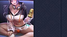 Could You Imagine Fingering Yafus Shaved Pussy And Squeezing Those Big Tits In This Hentai Game