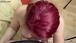 hey redhead student melina, wanna do a street casting for cash and get wild??