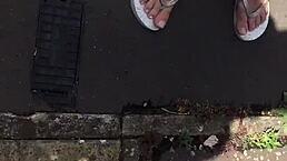 Neighbor GRANDMA Sexy FEET 5! Lick Those Toes!