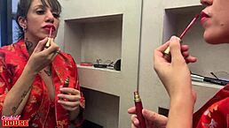 morena de clit�ris grande cheating on future husband with 2 guys in homemade threesome blowjob and riding cowgirl