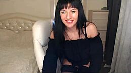 What about Tamarra Roman in sexy lingerie doing a partial striptease?