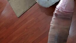 Beautiful stepmother teases in panties and lingerie showing big tits and hairy beaver for my jerk off session.