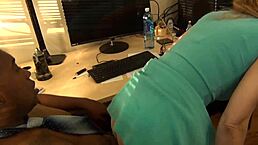 Jamie Foster Sucks And Fucks Black Employee's Monster Cock