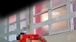 How does real amateur homemade sex go with brunette dancer mommy and big cock daddy?