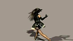 Just relax while your virtual stripper teases with a personal hentai show in 3D anime style