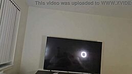 Snowbunny gets oiled up in the jungle. She rides her muscular junglebunnys big black cock in pt1.