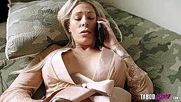 FREE USE MILF Nikki Brooks FUCKED While on the PHONE in Double Penetration Outdoor Cheating Fantasy