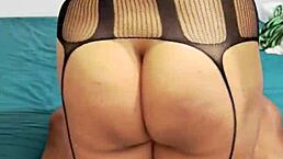 Oh wow, my Latina girlfriend gets so wild in sexy lingerie during our rough doggystyle session! 🔥💦