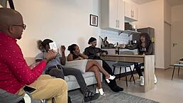 Coworkers Dive Into Intense Doggystyle Orgy At Wild Sex Party