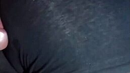 Pijamada turns steamy with my Latina friend in mini black shorts at the gym, leading to homemade fun.