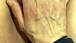 rubbing and fingering the juiciest wet pussy with intense moaning in close-up masturbation session