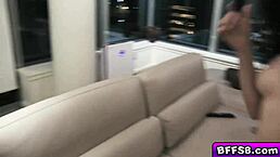 why are these horny petite babes flashing their juicy pink pussies for hardcore fucking?