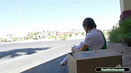 Asian teen 18+ scout gets her shaved pussy and ass licked by stepdad before deepthroat blowjob.