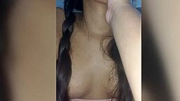 i'm an 18-year-old girl with perfect tits sucking my fingers in real amateur homemade video