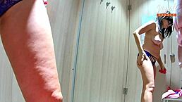 are you ready to watch me masturbate and squirt in a public fitting room for real orgasm?