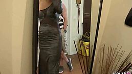 small tits step-sister tricked into taboo fuck by big dick step-brother with oil massage! 😈🍆