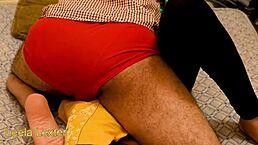 office staff sexy lady cheats with her boss for hardcore fucking in bedroom in hindi