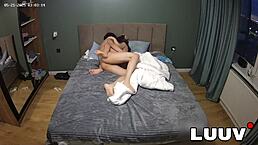 she jerked him off with her feet then quickly spread her legs for more