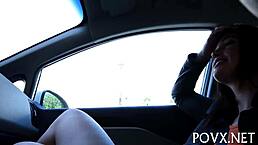 I crave that hot babe sucking my hard cock in pov sex