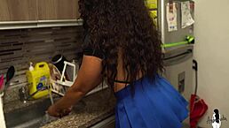 My boss is so hot that I seduced him for fucking in kitchen and bedroom.