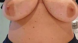 Hey, check out how I play with my huge natural tits in this screamscene clip