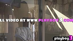 Black beauty Victoria Antoinette poses seductively in steamy lingerie for Playboy shoot