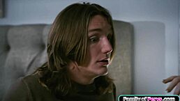 Am I caught sniffing my stepaunt's panties again?