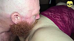 Intense Passion Overflows As Redhead Milf Takes Huge Cock Creampie. Wet Pussy And Ball Licking Drive Wild Emotions In Steamy Encounter.