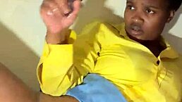 Milking table pumps monster cock for solo cum on tits frenzy!