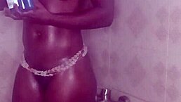 Why is this crazy bitch showering before fucking that massive Nigerian dick from Ghana?