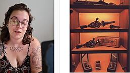 U F Os unidentified fucking objects with hairy girlfriend using dildo and vibrator in cage