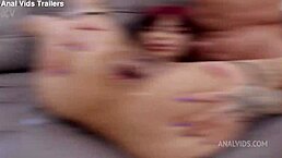 9on1 double anal gang bang sandra soul balls deep anal dap rough sex gapes cum in mouth swallow gio2060 😈