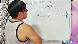 hey, like, trigonometry class turns into this wild sexual calculation with my asian teacher and student in the bedroom