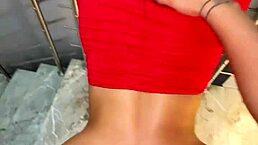 Elastigirl turns into a Colombian prostitute sucking big cock outdoors on Halloween night with squirting orgasm