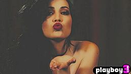 Asian milf with amazing bubble butt poses naked in lingerie after hot solo session