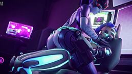 Bold compilation of animations with big ass bent over doggystyle and cowgirl riding on monster cock