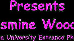 Tampa University Entrance Physical Features Yasmine Wood Fingering Her Curly Latina Ass And Pussy In Close-Up