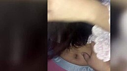 i'm an 18-year-old girl with perfect tits sucking my fingers in real amateur homemade video